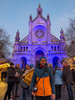 Iglesia de Sainte Catherine Bruselas en Navidad