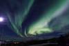 Impresionante aurora boreal en Islandia