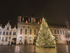 Navidad en la Plaza Burg de Brujas