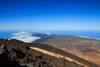 Parte norte de Tenerife vista desde el Teide