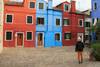 Patio de colores en Burano