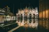 San Marcos de noche en Venecia