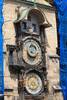 Torre del reloj astronomico de Praga en obras
