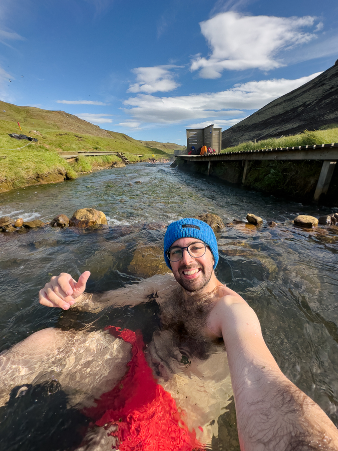 Río termal en Islandia - Reykjadalur