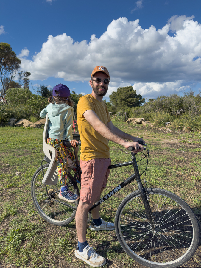Paseo en bici desde el alojamiento Casale Milocca