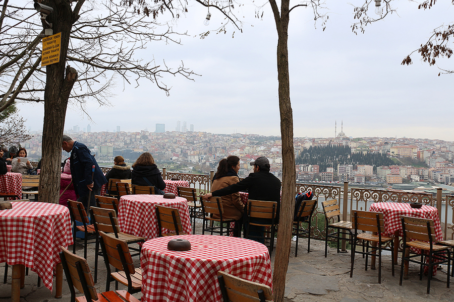 Cafe Pierre Lotti en Estambul