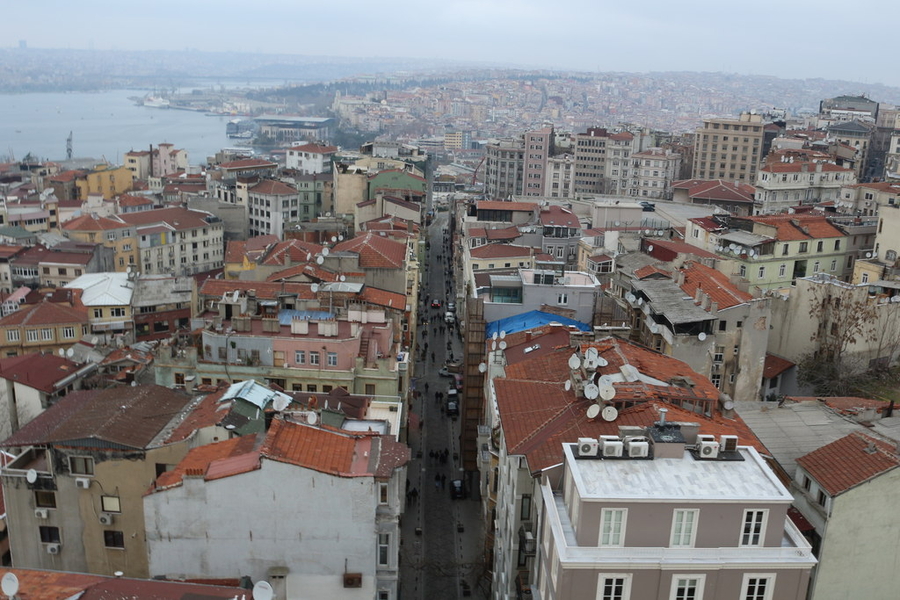 Calles del barrio europeo de Beyoglu Calles del barrio europeo de Beyoglu