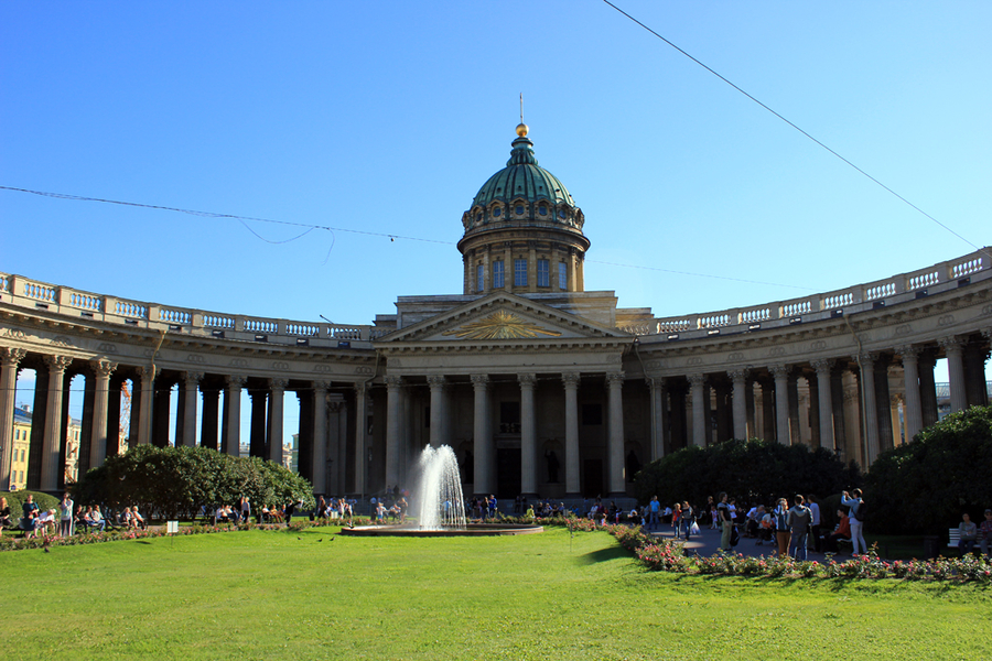 Catedral de Kazan en San Petersburgo Catedral de Kazan en San Petersburgo