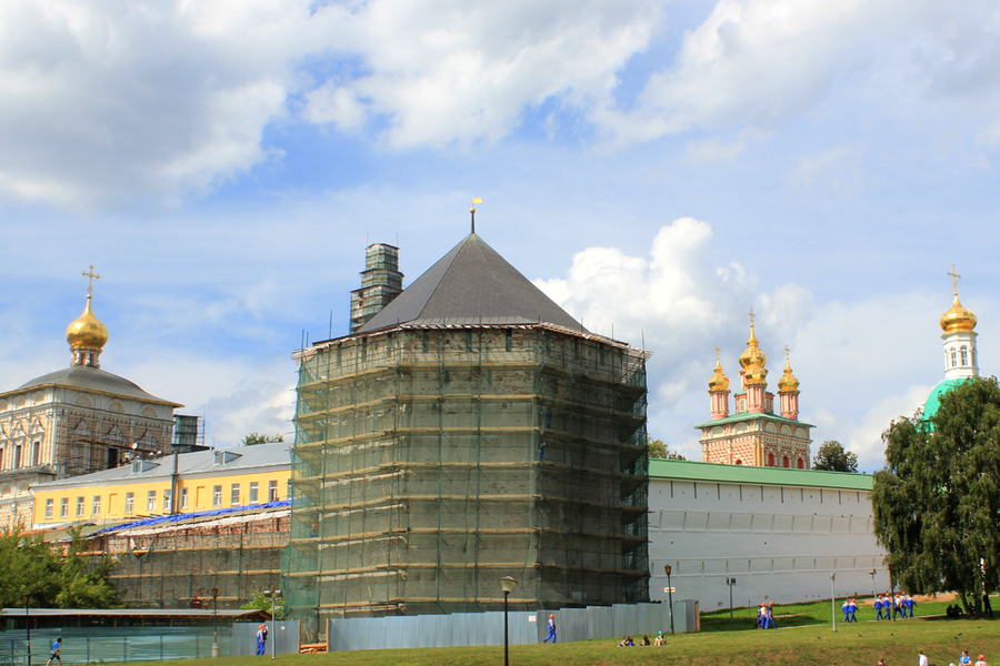 Complejo de Sergiev Posad en obras Complejo de Sergiev Posad en obras