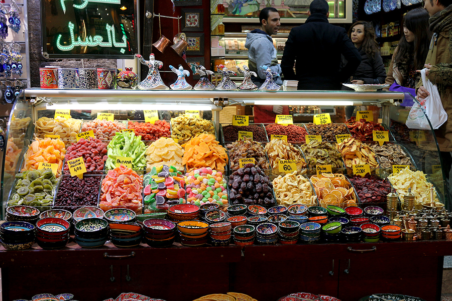 Compras bazar de las especias