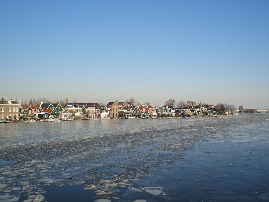 Zaanse Schans en invierno Zaanse Schans en invierno