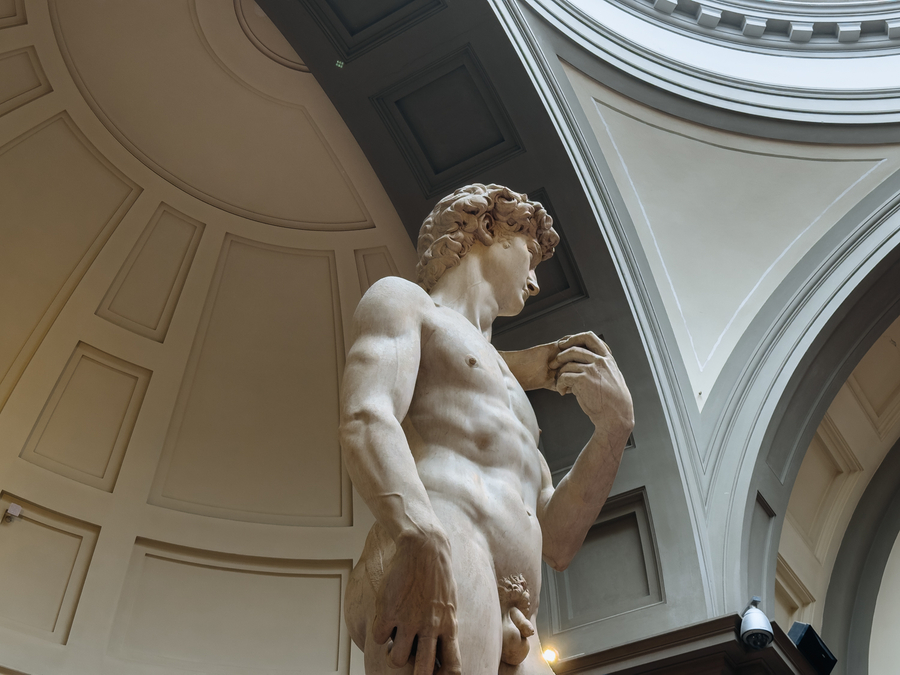 Visitar en Florencia el David de Migue Angel en la Galeria de la Academia