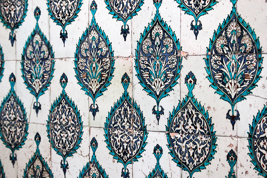 Detalles en el haren del Topkapi