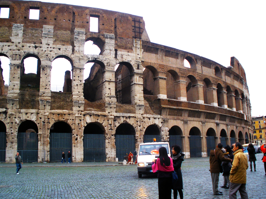 Exterior coliseo romano Exterior coliseo romano
