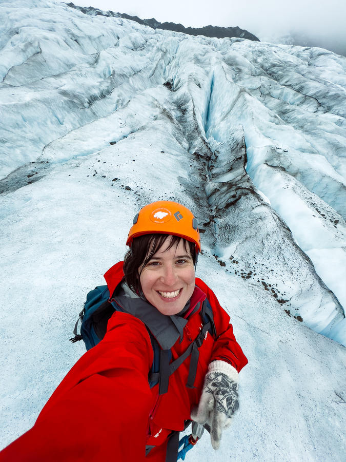 Henar en el Glaciar Vatnajokull el Glaciar más grande de Islandia