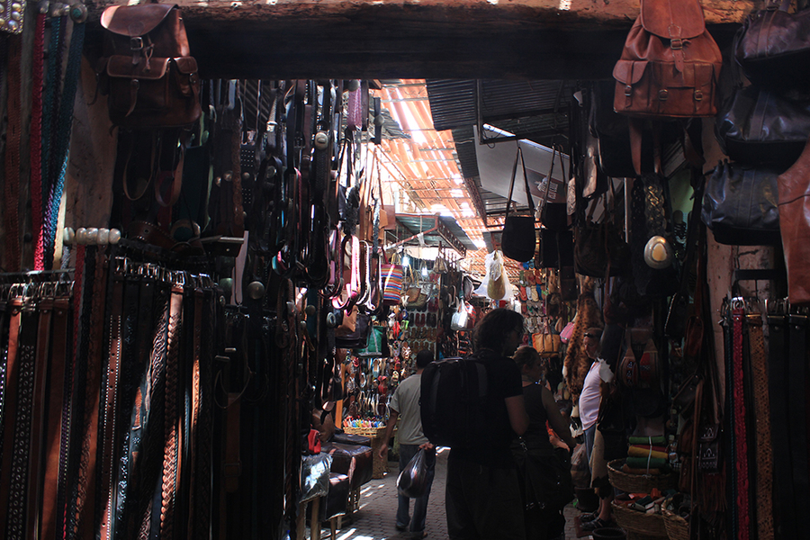 El zoco de Marrakech El zoco de Marrakech