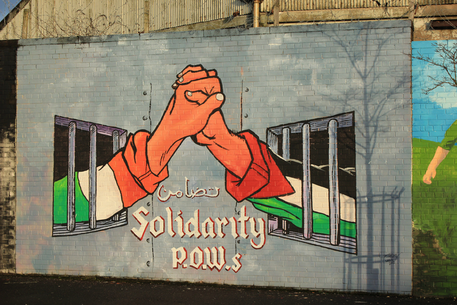 Solidaridad murales de Belfast Solidaridad murales de Belfast