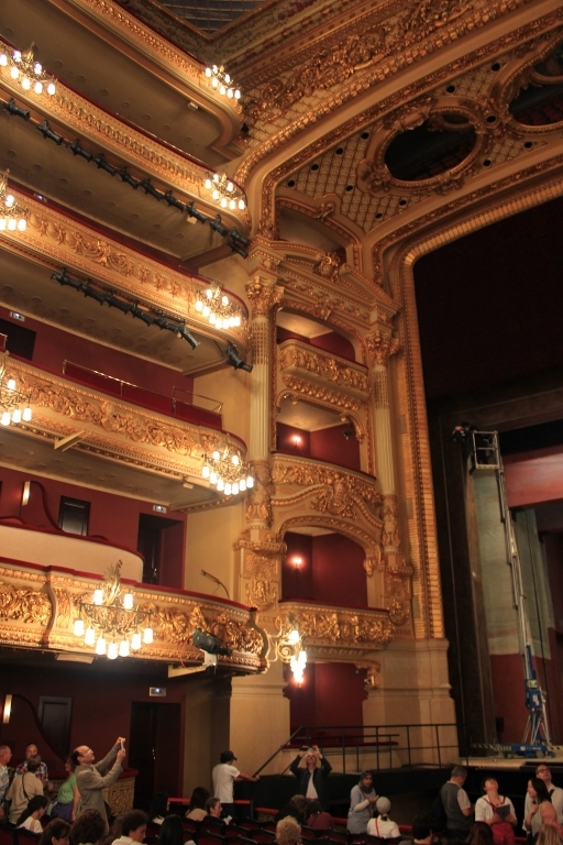 Escenario y palcos del Liceu Escenario y palcos del Liceu