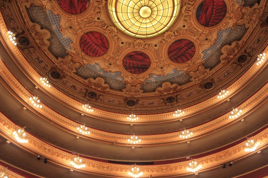 Palcos y techo del Liceu Palcos y techo del Liceu