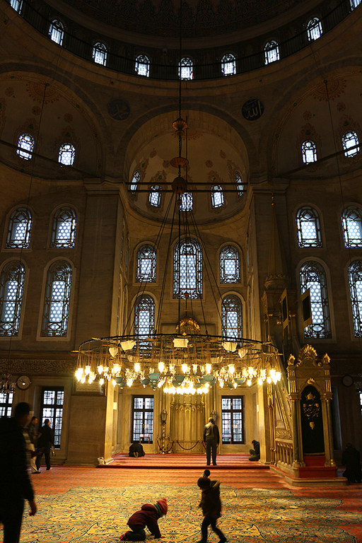 Interior de la mezquita de Eyup