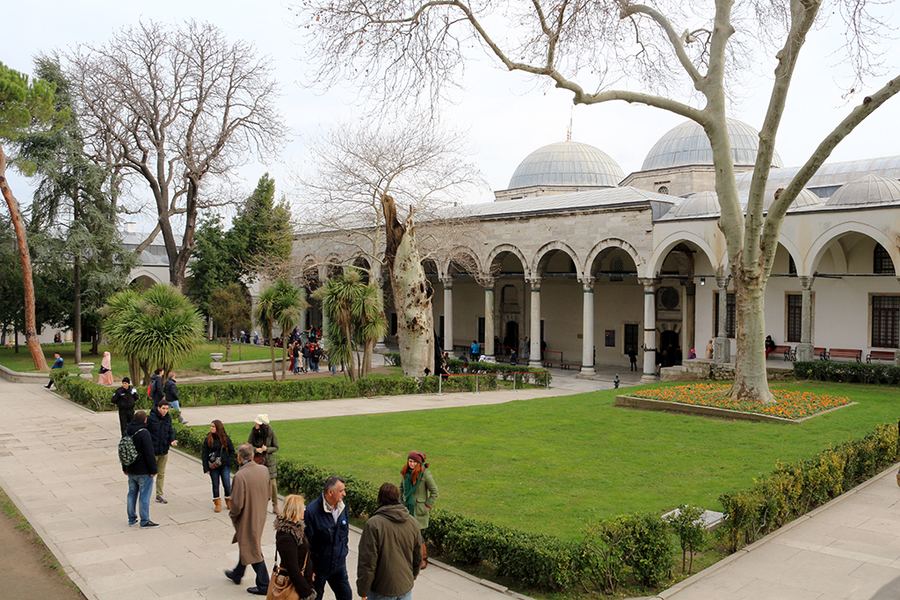 Jardines del palacio Topkapi