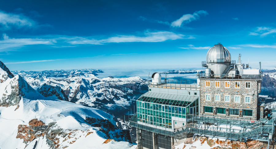 Subir al Observatorio Sphinx del Jungfrau
