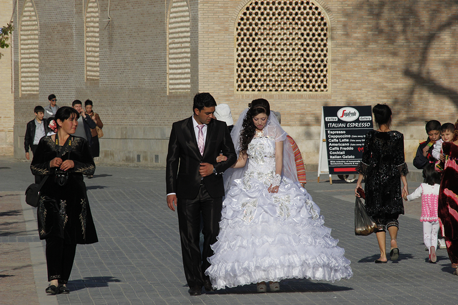 Novios uzbekos en Bukhara Novios uzbekos en Bukhara