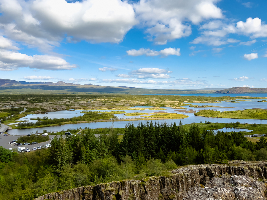 Parque nacional de Thingvellir en el círculo dorado de Islandia