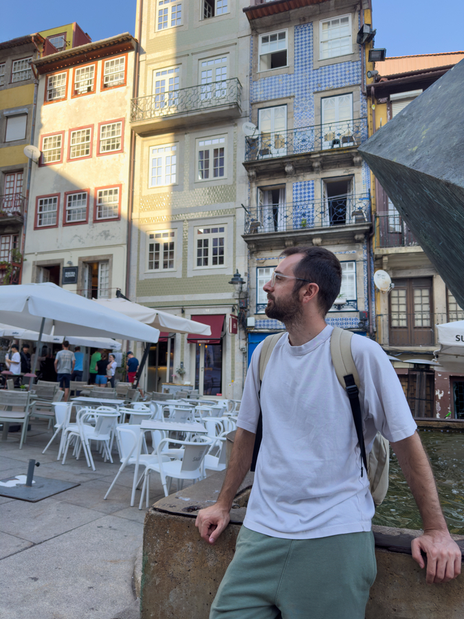 Ir en transporte público del aeropuerto al centro de Oporto