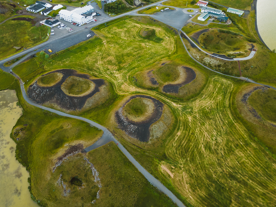 Islandia en 14 días - Pseudocrateres en el lago Myvatn