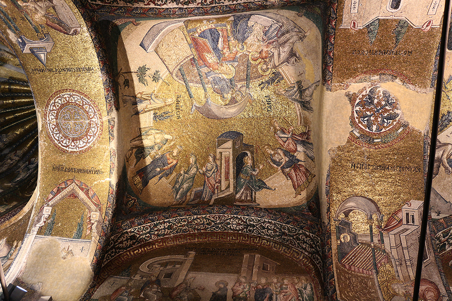 Techos de San Salvador de Chora en Estambul