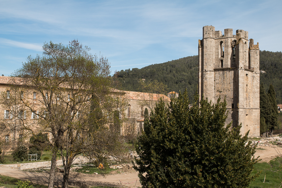 Abadia de Lagrasse vista desde lo alto