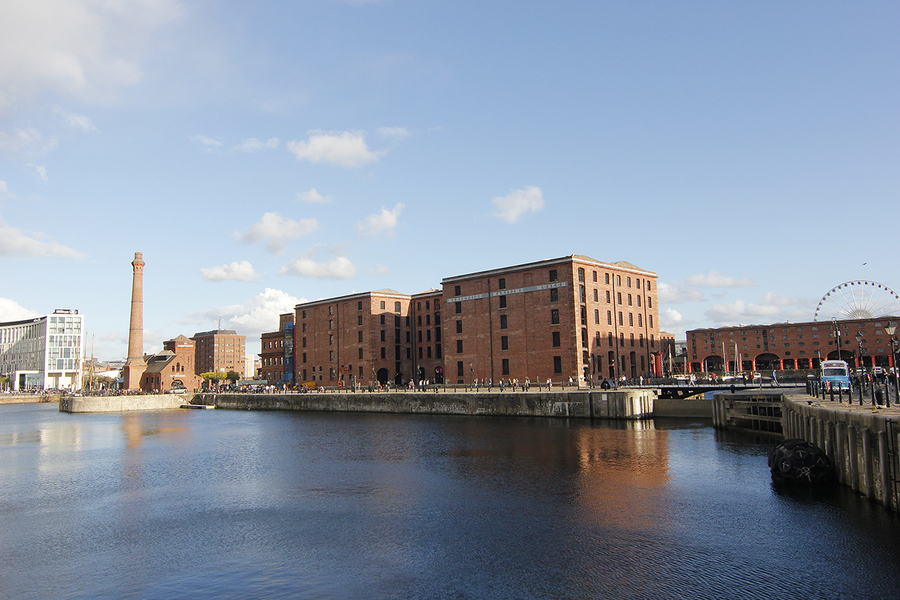 Albert Docks en Liverpool