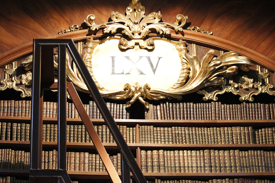 Detalle de la parte superior de la Biblioteca Nacional Austriaca Detalle de la parte superior de la Biblioteca Nacional Austriaca