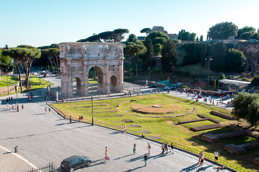 Arco de Constantino en Roma