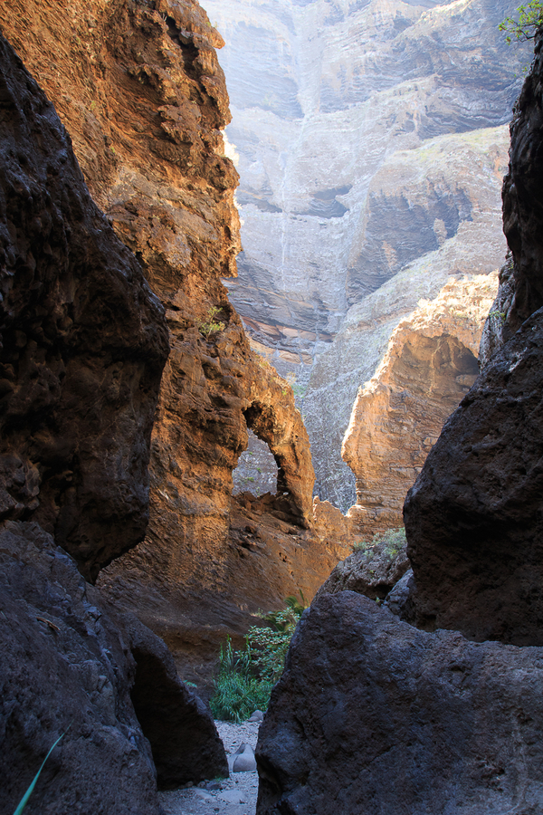 Arco en barranco de Masca