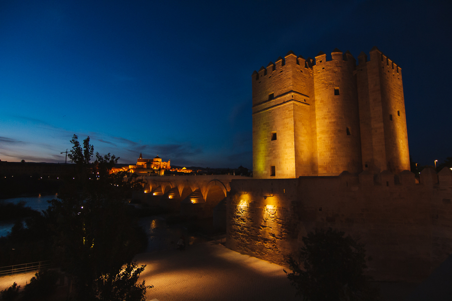 Atardecer Córdoba de noche