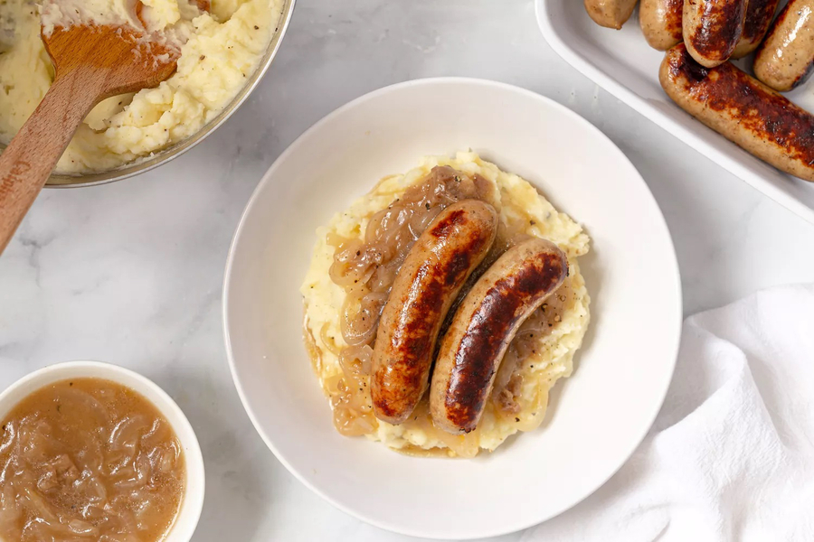 Bangers and mash