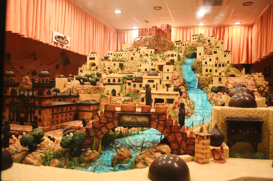 Belen de chocolate en Cordoba