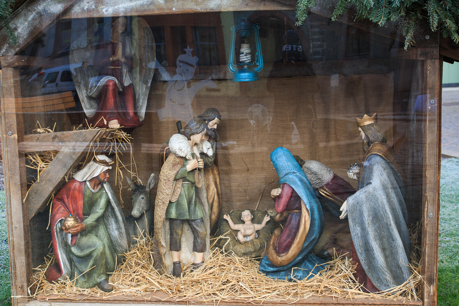 Esculturas de pesebre en Alsacia Esculturas de pesebre en Alsacia