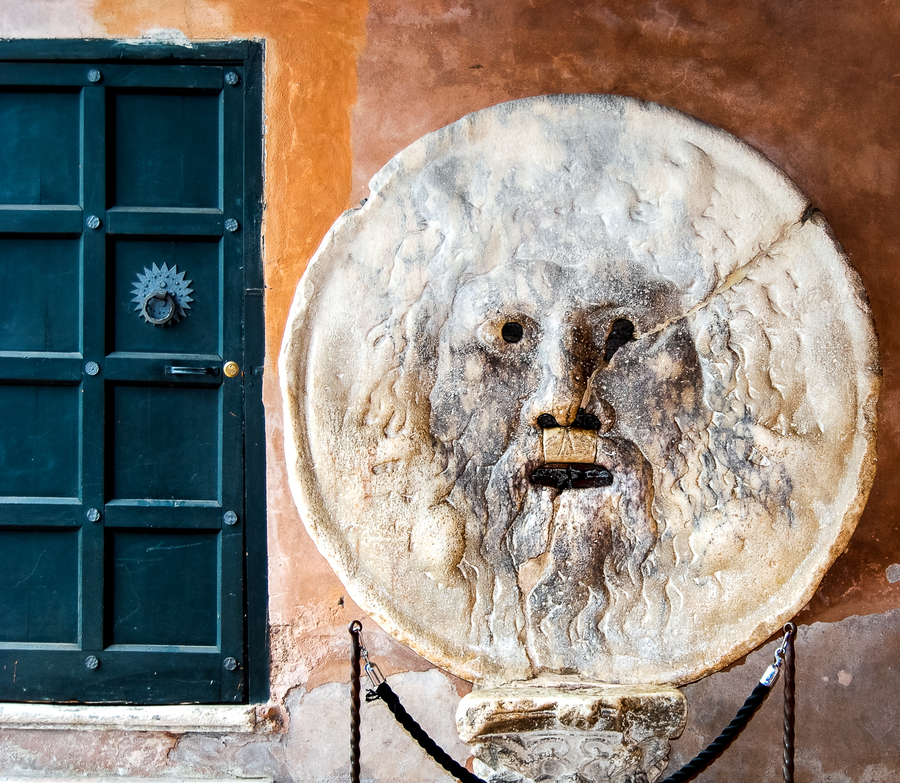 Boca de la verita en Roma
