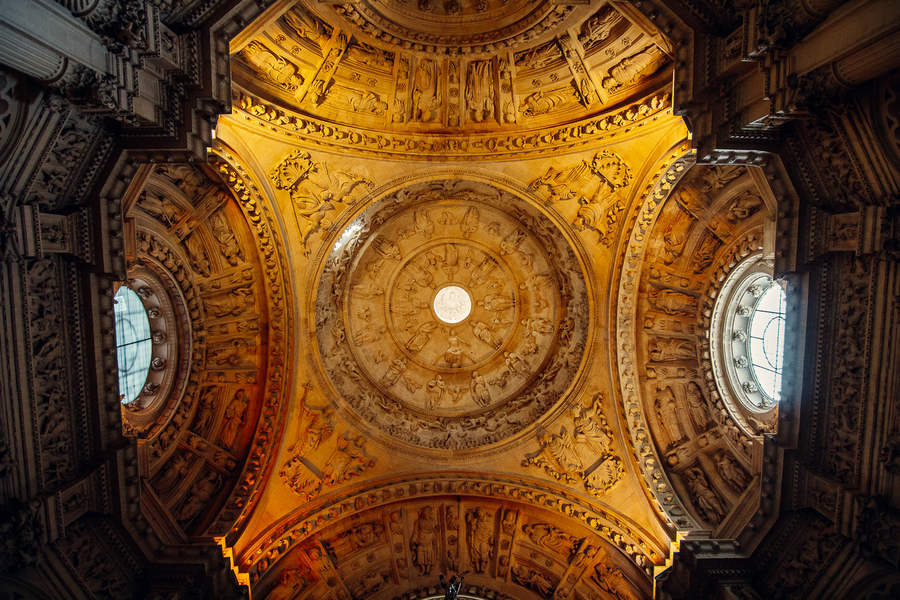 Bóveda de la Capilla Real en el interior de la Catedral de Sevilla