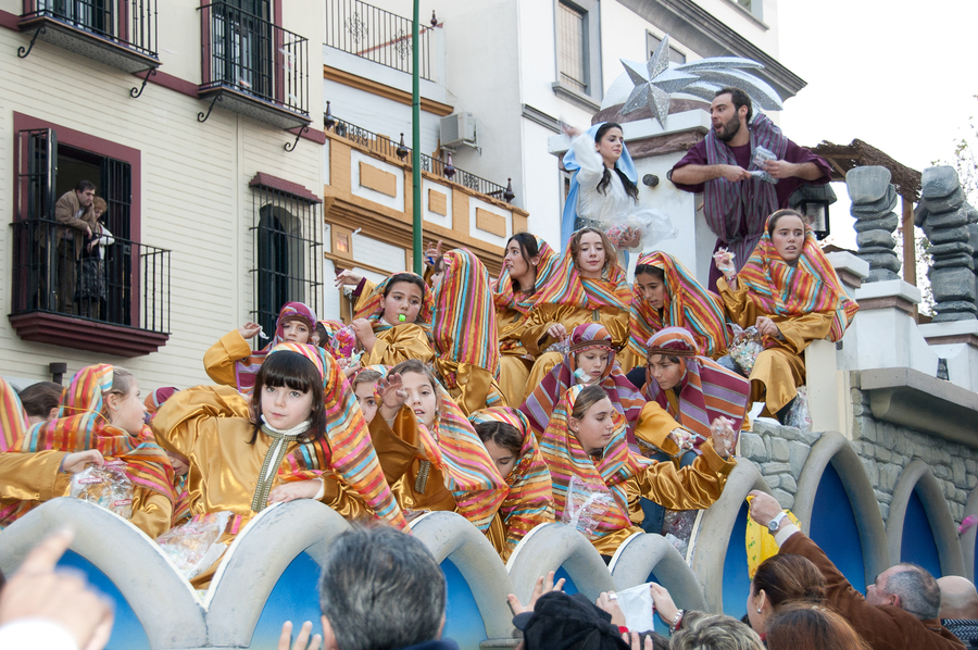 cabalgata reyes Sevilla en navidad