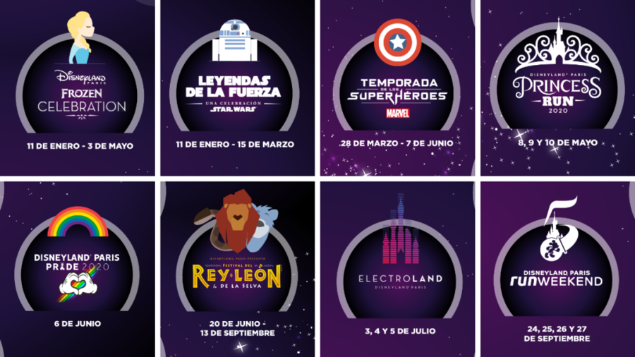 Calendario Disneyland Paris 2020 Calendario Disneyland Paris 2020