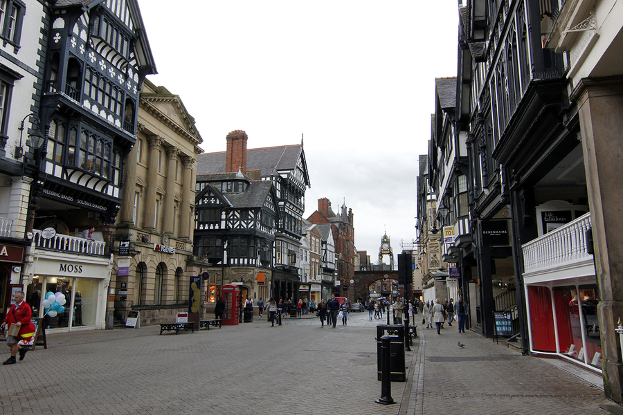 Calle principal de Chester Calle principal de Chester