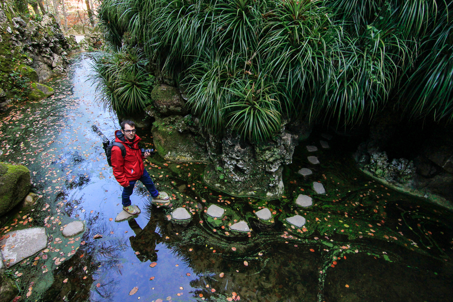 Caminitos secretos en la Quinta da Regaleira Caminitos secretos en la Quinta da Regaleira