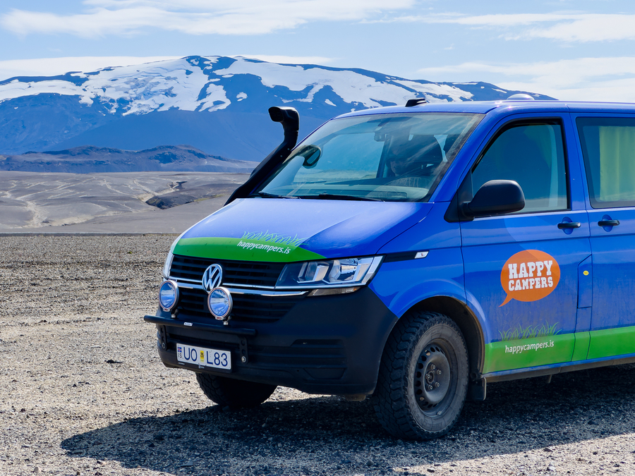 Vehículo 4x4 para llegar a Landmannalaugar