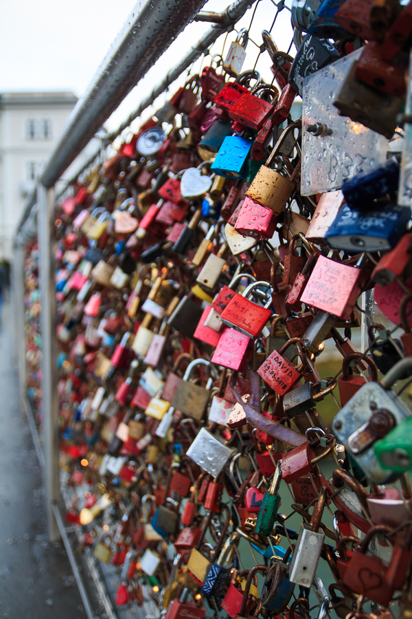 Candados puente de Mozart