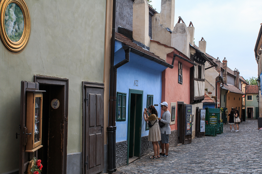 Casas del Callejon de Oro en Praga
