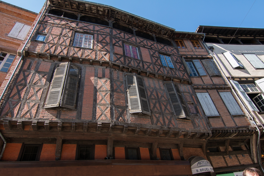Casas medievales en Albi - Francia